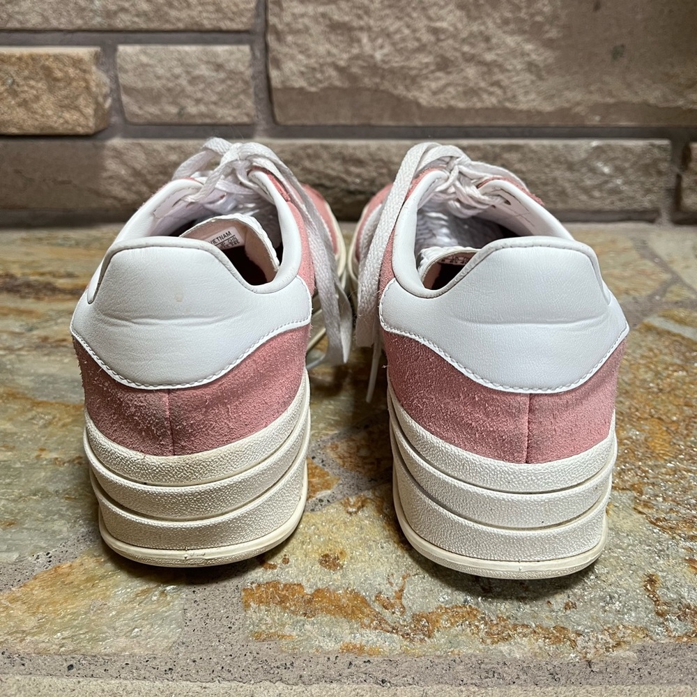 Adidas GAZELLE BOLD SHOES Platform Pink Super Pop White 8 - Picture 3 of 13